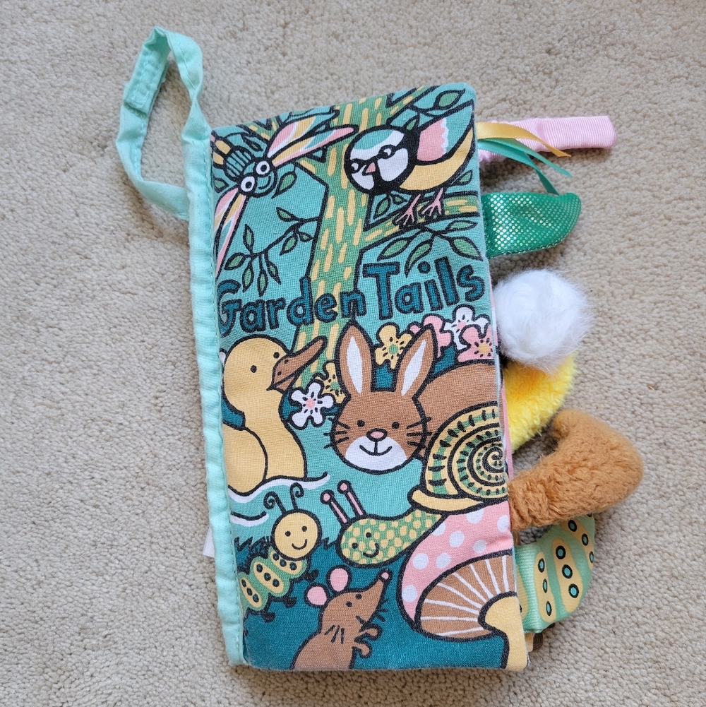 Garden Tails Soft Jellycat Baby Book